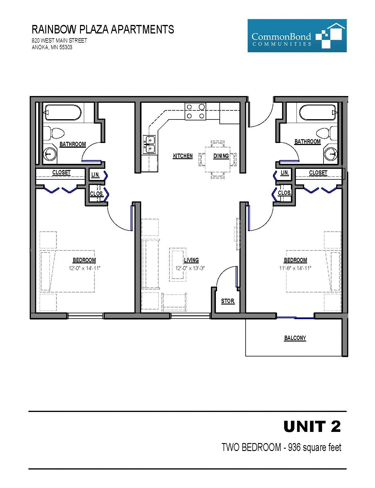 Unit 2 Floor Plan 2